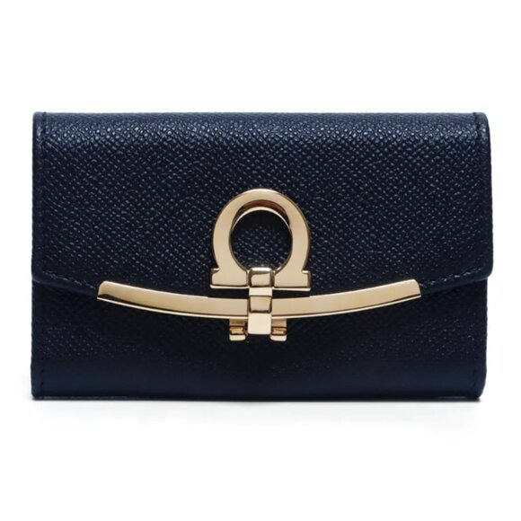 Ferragamo Gancini ring key holder black - Picture 1 of 13